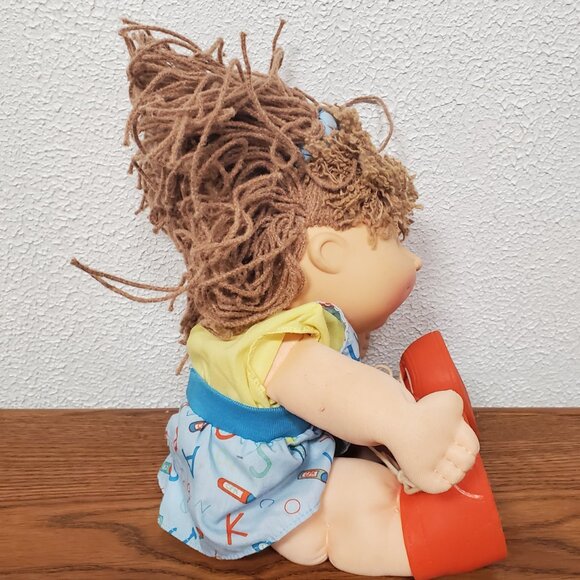 Plush Vintage Cabbage Patch Kids Pretty Crimp n Curl Doll 1991 and Horse 1984 - Picture 3 of 13